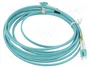GOOBAY Cable de conexión de fibra óptica OM3 LC/UPC dúplex 3m