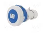 PAWBOL Enchufe Hembra 32A 400VAC IP67 3 Pines