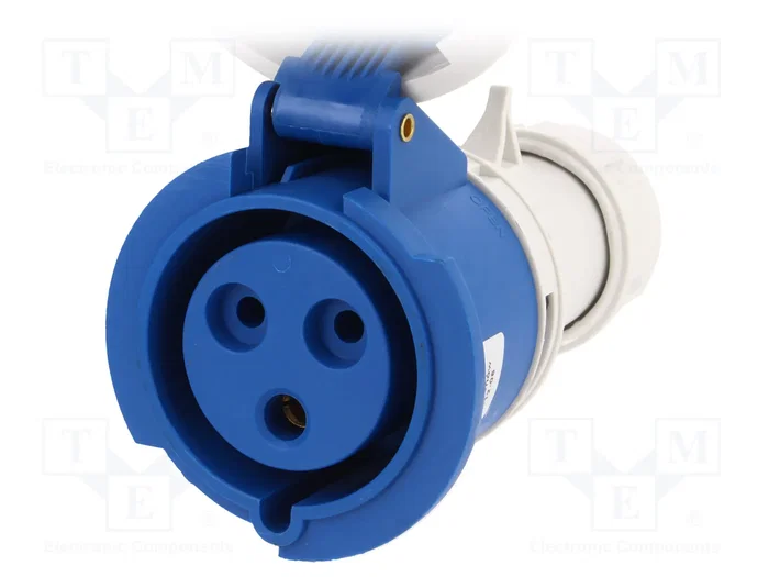 PAWBOL Enchufe Hembra 32A 400VAC IP67 3 Pines