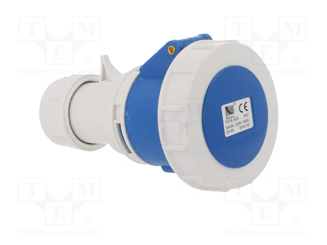 PAWBOL Enchufe Hembra 32A 400VAC IP67 3 Pines