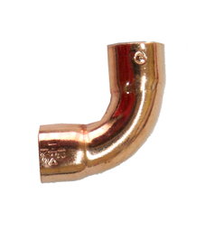 Accesorio de cobre curva 90º de 2 salidas