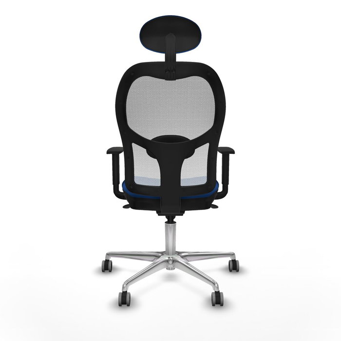 PIQUERAS Y CRESPO Silla de oficina Jorquera con mecanismo Sincro, Azul y Blanco PIQUERAS Y CRESPO Silla de oficina Jorquera con mecanismo Sincro, Azul y Blanco