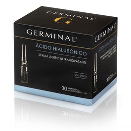Germinal Ácido Hialurónico Ampollas Tratamiento Facial Hidratante Efecto Flash 30 x 1 ml