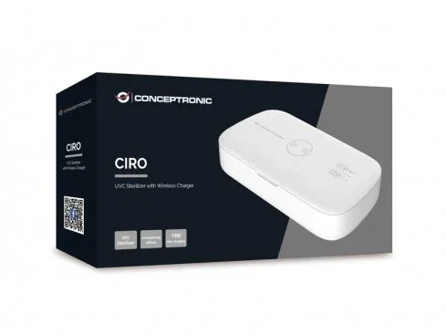 Conceptronic Ciro Carga Inalámbrica 10W con Esterilización UV