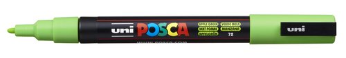 Posca Marcador PC-3M Verde Manzana punta cónica 0,9-1,3 mm