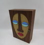 DKD Home Decor Caja Marron MDF 18 x 7 x 26 cm (4 Unidades)