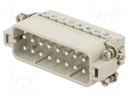 ILME CDA CDAM16 Conector HDC Macho de 16 Pines