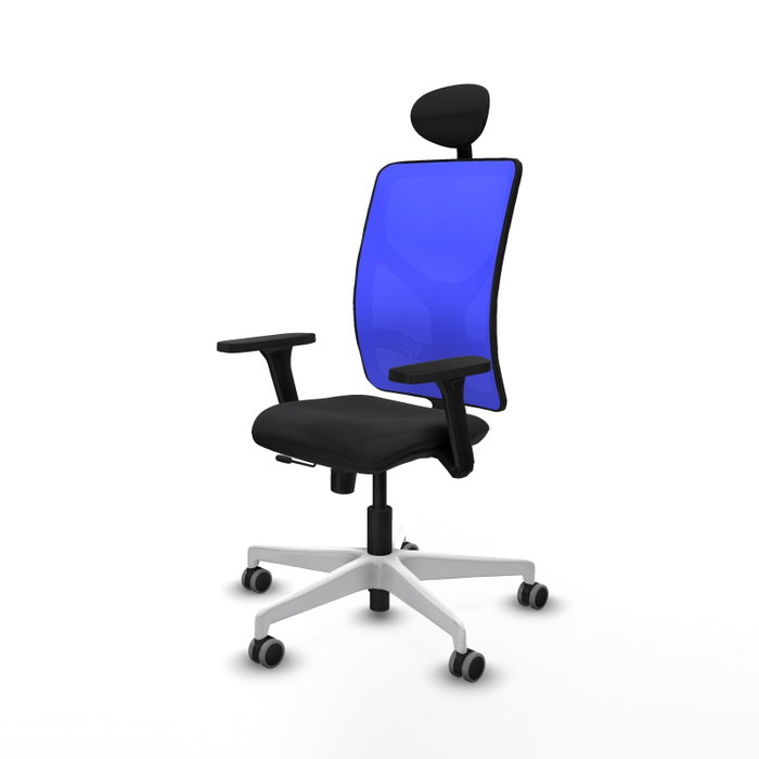 PIQUERAS Y CRESPO Silla de oficina Motilla con mecanismo Sincro/Traslack, Azul y Negro PIQUERAS Y CRESPO Silla de oficina Motilla con mecanismo Sincro/Traslack, Azul y Negro