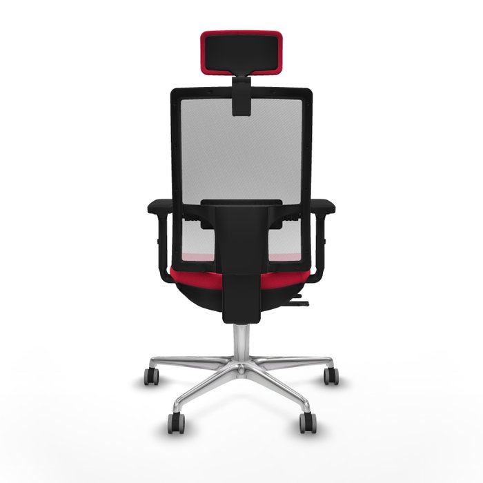 PIQUERAS Y CRESPO Silla de oficina Horna con mecanismo Sincro/Traslack, Rojo y Blanco PIQUERAS Y CRESPO Silla de oficina Horna con mecanismo Sincro/Traslack, Rojo y Blanco