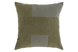 DKD Home Decor Cojin Cottage Verde Algodon 45 x 45 cm Coleccion 1c24 (2 Unidades)
