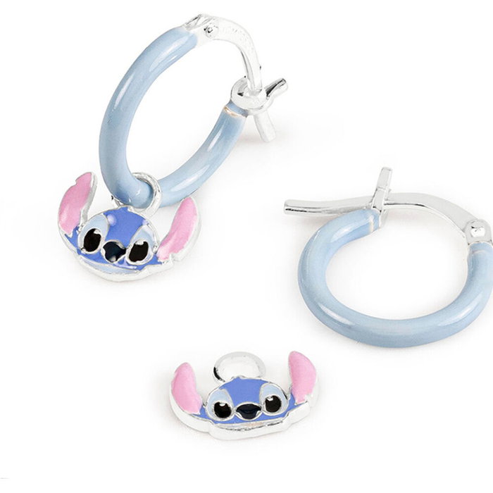 PEERS HARDY Pendientes Charm Stitch Disney de Plata 925