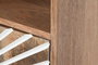 DKD Home Decor Estantería Natural Blanco 80 x 45 x 160 cm