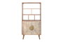 DKD Home Decor Estantería Natural Blanco 80 x 45 x 160 cm