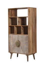 DKD Home Decor Estantería Natural Blanco 80 x 45 x 160 cm