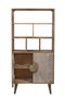 DKD Home Decor Estantería Natural Blanco 80 x 45 x 160 cm