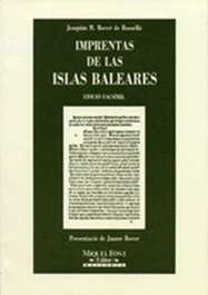 MOLL EDITORIAL DICCIONARIO BIBLIOGRAFICO P.P., Joaquim M. Bover