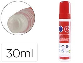 Liderpapel Cola Transparente para Papel y Tela con Esponja Dispensadora 30 ml