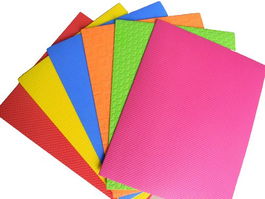 Goma Eva Olef Texturizada Hoja 40X60 Cm Bolsa De 12 Surtido