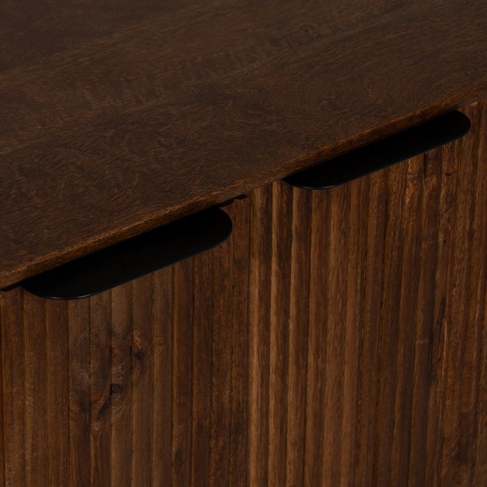 Mueble Auxiliar Madera de Mango Salón 80 X 40 X 80 cm Mueble Auxiliar Madera de Mango Salón 80 X 40 X 80 cm