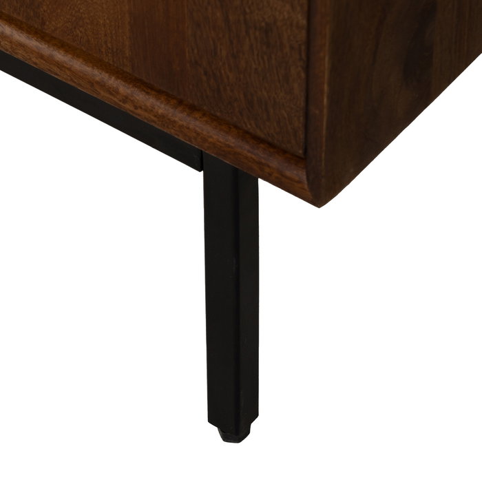 Mueble Auxiliar Madera de Mango Salón 80 X 40 X 80 cm Mueble Auxiliar Madera de Mango Salón 80 X 40 X 80 cm