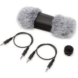 TASCAM DR-70C Grabadora de Audio para Cámara con Antiviento y Adaptador de Montaje