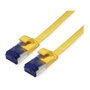 VALUE Patchkabel Cat.6A FTP extra plano amarillo 0,5 m