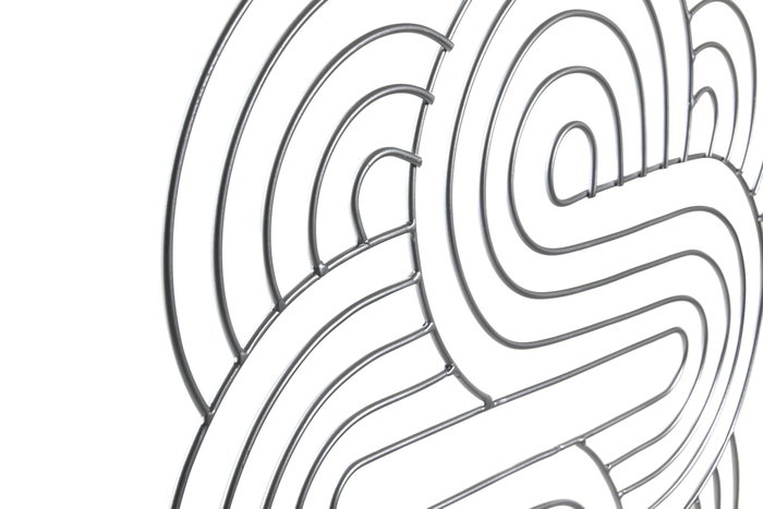 DKD Home Decor Decoración de Pared Metal Abstracto de 61x61 cm (Pack de 2) DKD Home Decor Decoración de Pared Metal Abstracto de 61x61 cm (Pack de 2)