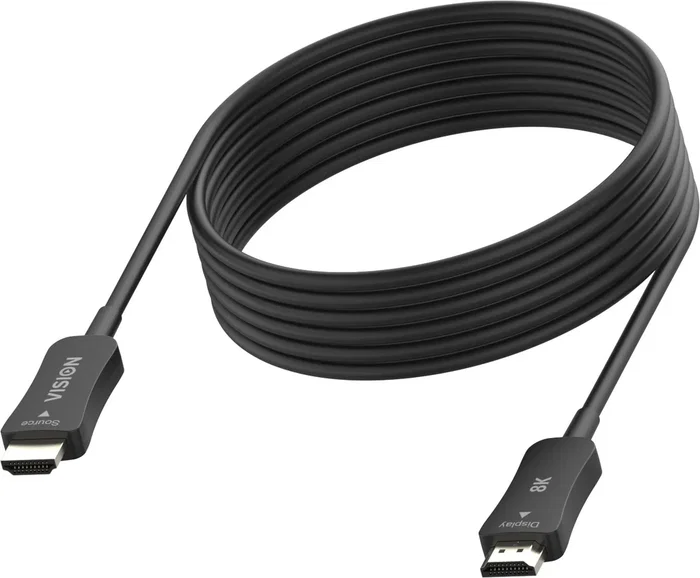 Vision Cable HDMI 2.1 8K 60Hz 48Gbps Doble Blindaje Conectores Chapados en Oro 26 AWG 8.7 mm