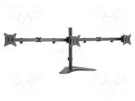 LogiLink Soporte para Triple Monitor de Acero de 17-27 pulgadas