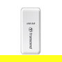 Transcend TS-RDF5W Lector de Tarjetas USB 3.2 Gen 1 Blanco para MicroSDHC, MicroSDXC, SDHC, SDXC con Conexion USB Type-A