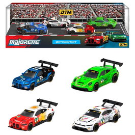 MAJORETTE Set 4 coches Motorsport DTM