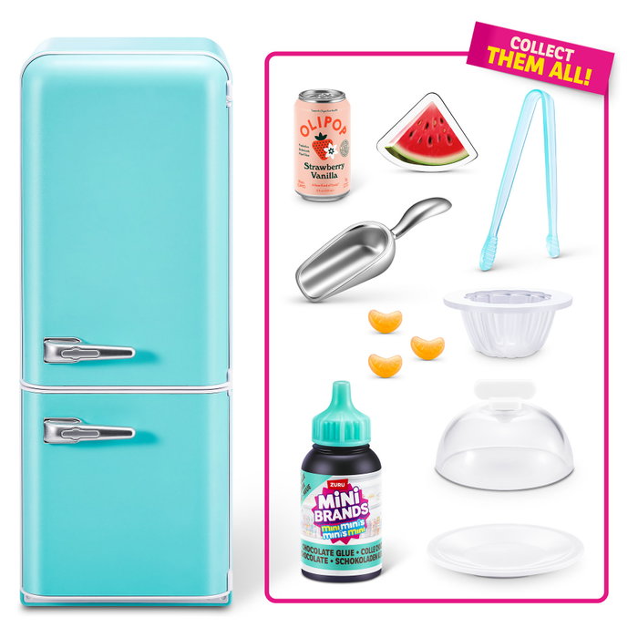 Zuru Mini Brands Mini Minis Fill the Fridge Playset 77673TQ1, Multicolor