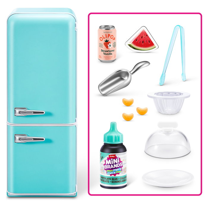 Zuru Mini Brands Mini Minis Fill the Fridge Playset 77673TQ1, Multicolor