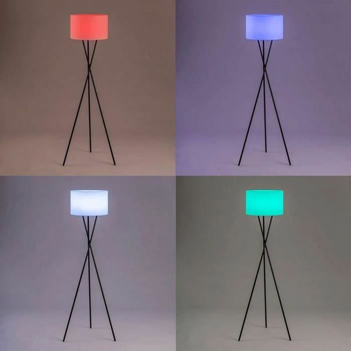 Lumisky Lámpara de pie inalámbrica Tamboury LED multicolor regulable 150 cm