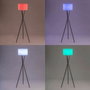 Lumisky Lámpara de pie inalámbrica Tamboury LED multicolor regulable 150 cm