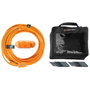 Tether USB-C a USB-C Cable System 9,40 m con conector en ángulo, naranja