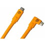 Tether USB-C a USB-C Cable System 9,40 m con conector en ángulo, naranja
