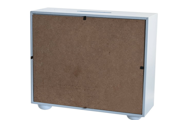 DKD Home Decor Hucha MDF Dinosaurio Azul