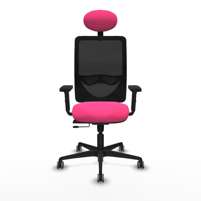 PIQUERAS Y CRESPO Silla de oficina Zulema Rosa y Negro PIQUERAS Y CRESPO Silla de oficina Zulema Rosa y Negro