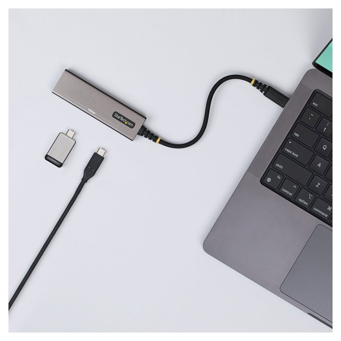 StarTech Hub USB-C de 4 Puertos 10Gbps 100W PD Gris