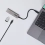 StarTech.com Hub USB-C 4 Puertos 10 Gbps Gris