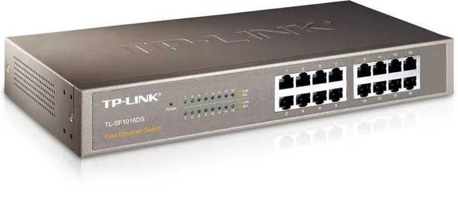 TP-Link TL-SF1016DS Switch de 16 puertos Fast Ethernet 10/100 Mbps