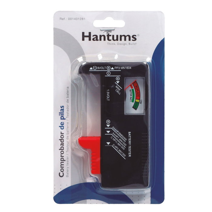 Hantums Comprobador de pilas - Blíster Hantums Comprobador de pilas - Blíster