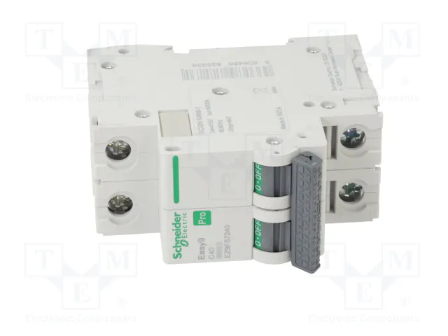 SCHNEIDER ELECTRIC Easy9 Pro EZ9F-C40-2 Interruptor Magnetotérmico 2 Polos 40A 6kA