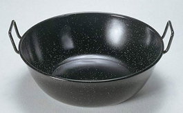 Paelleras El Cid Cofer Paellera Honda Esmaltada de Hierro para Cocina, 18 cm