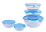 La Mediterranea Set de 5 Boles con Tapa Azul Adele