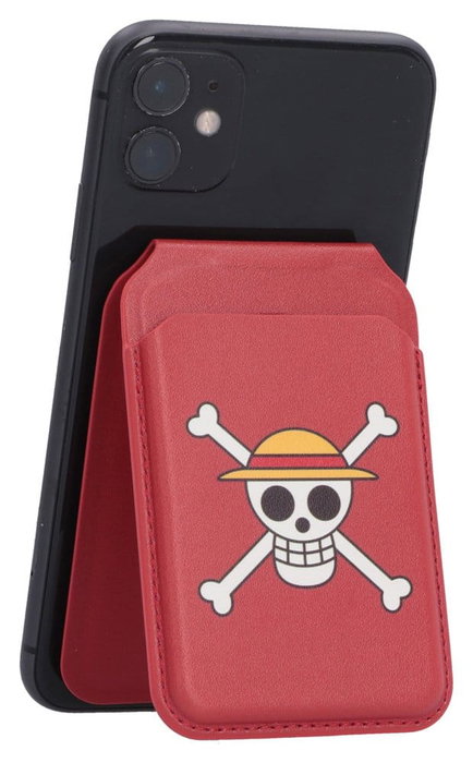 Nemesis Now Portatarjetas One Piece Luffy Jolly Roger Rojo