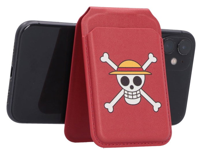 Nemesis Now Portatarjetas One Piece Luffy Jolly Roger Rojo