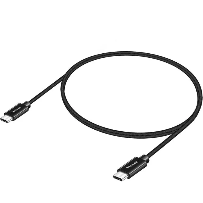 Yenkee Cable USB-C YCU C101 BK de 1 m Negro Yenkee Cable USB-C YCU C101 BK de 1 m Negro