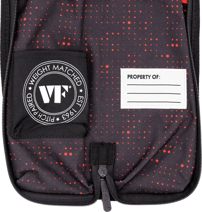 Vicfirth Funda Baquetas Vf Essential - Red Dot con Espacio para 4-5 Pares y Bolsillo Interior Vicfirth Funda Baquetas Vf Essential - Red Dot con Espacio para 4-5 Pares y Bolsillo Interior